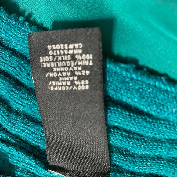 Knitted and knitted cardigan sweater, green, xs - Picture 4 of 6